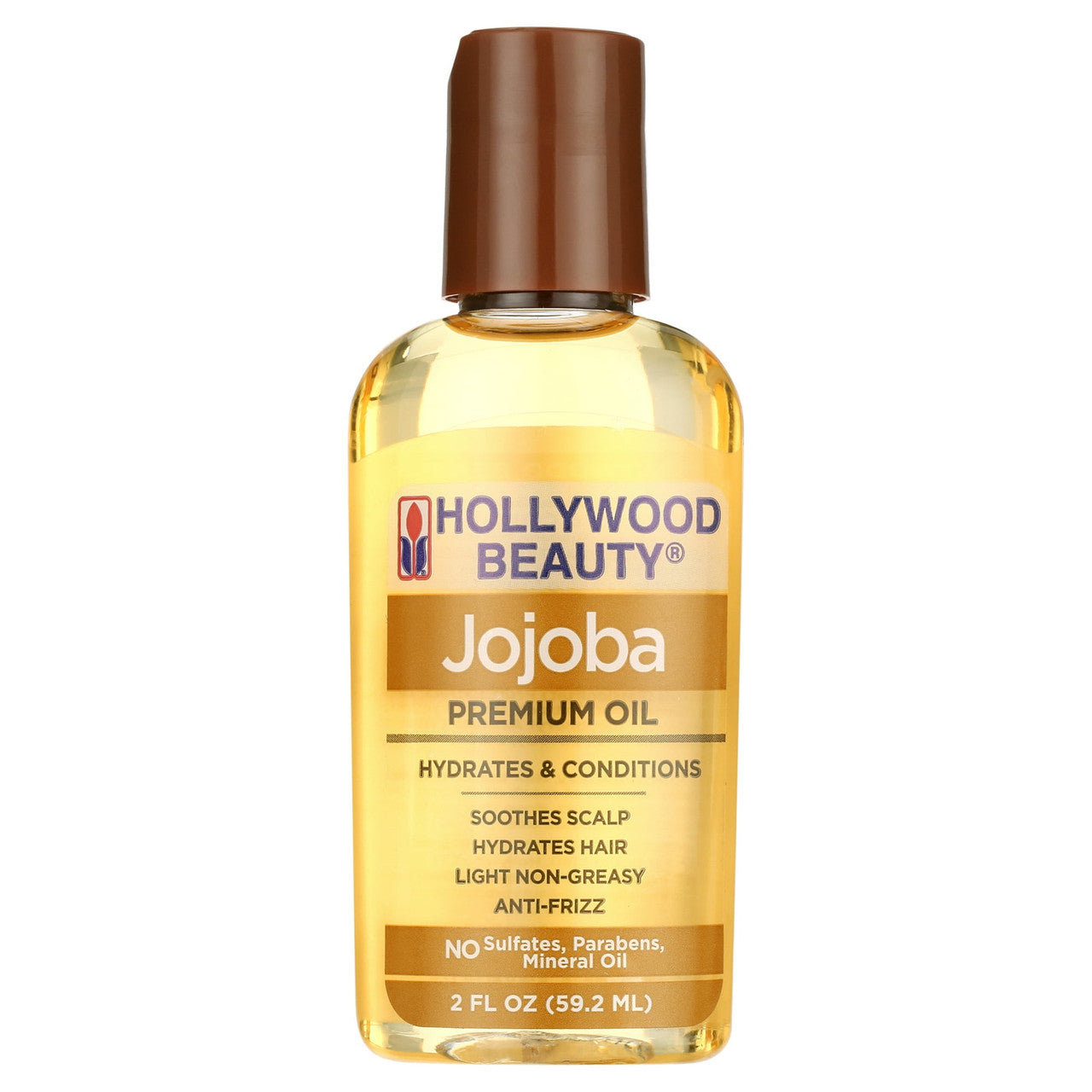 Hollywood Beauty Jojoba Hair Oil Hydrates And Conditions, 2 Oz